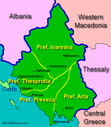 Epirus Map