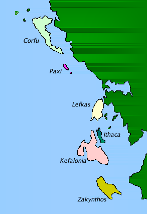 The Ionian Islands of Greece
