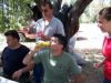 JustGreece.com Drinking wine out of a green pepper - Vori  Heraklion Prefecture - Foto van JustGreece.com