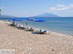 JustGreece.com The zand-kiezelbeach near Heraion (Ireon) - Island of Samos - Foto van JustGreece.com