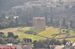 The tempel of Zeus Olympius vanop the Acropolis - Photo JustGreece.com