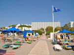 Blue flag on the beach of Hotel Esperides Family Faliraki - Photo JustGreece.com