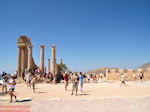 The acropolis of Lindos and the tempel of Athena Lindia - Photo JustGreece.com