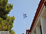Greek flag Bourtzi Skiathos-stad - Foto van JustGreece.com