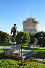 Statue Pavlos Melas near White Tower | Thessaloniki Macedonia | Greece  - Photo JustGreece.com